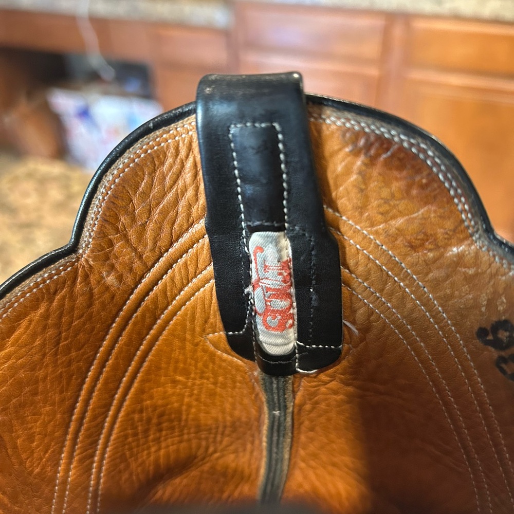 Men's Vintage Black Elephant Cowboy Boots - Picture 5 of 16
